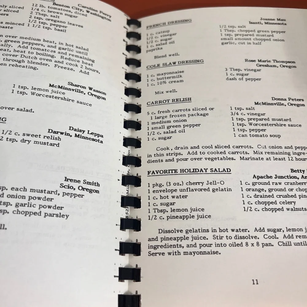 Vintage 1984 Home-made Magic‎ Cookbook Diane Becker McMinnville Oregon Recipes